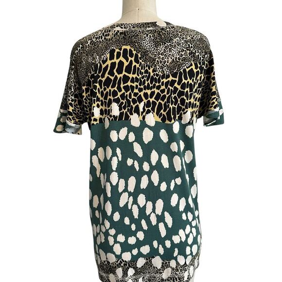 NWOT Karen Walker Runaway Animal Print T-shirt Size 2 S/M - Picture 3 of 8